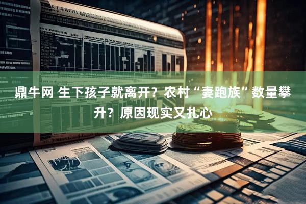 鼎牛网 生下孩子就离开?农村“妻跑族”数量攀升?原因现实又扎心