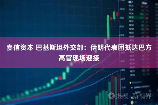 嘉信资本 巴基斯坦外交部：伊朗代表团抵达　巴方高官现场迎接